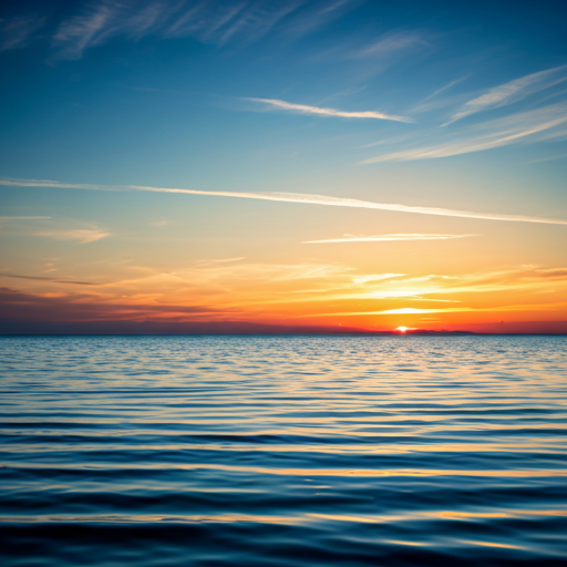 A calm landscape under soft morning light